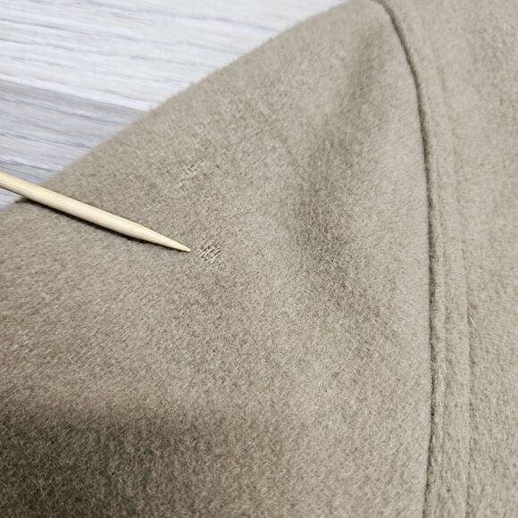 J. Crew Womens Tan Wool Coat Size Small Double Breasted - Picture 6 of 13